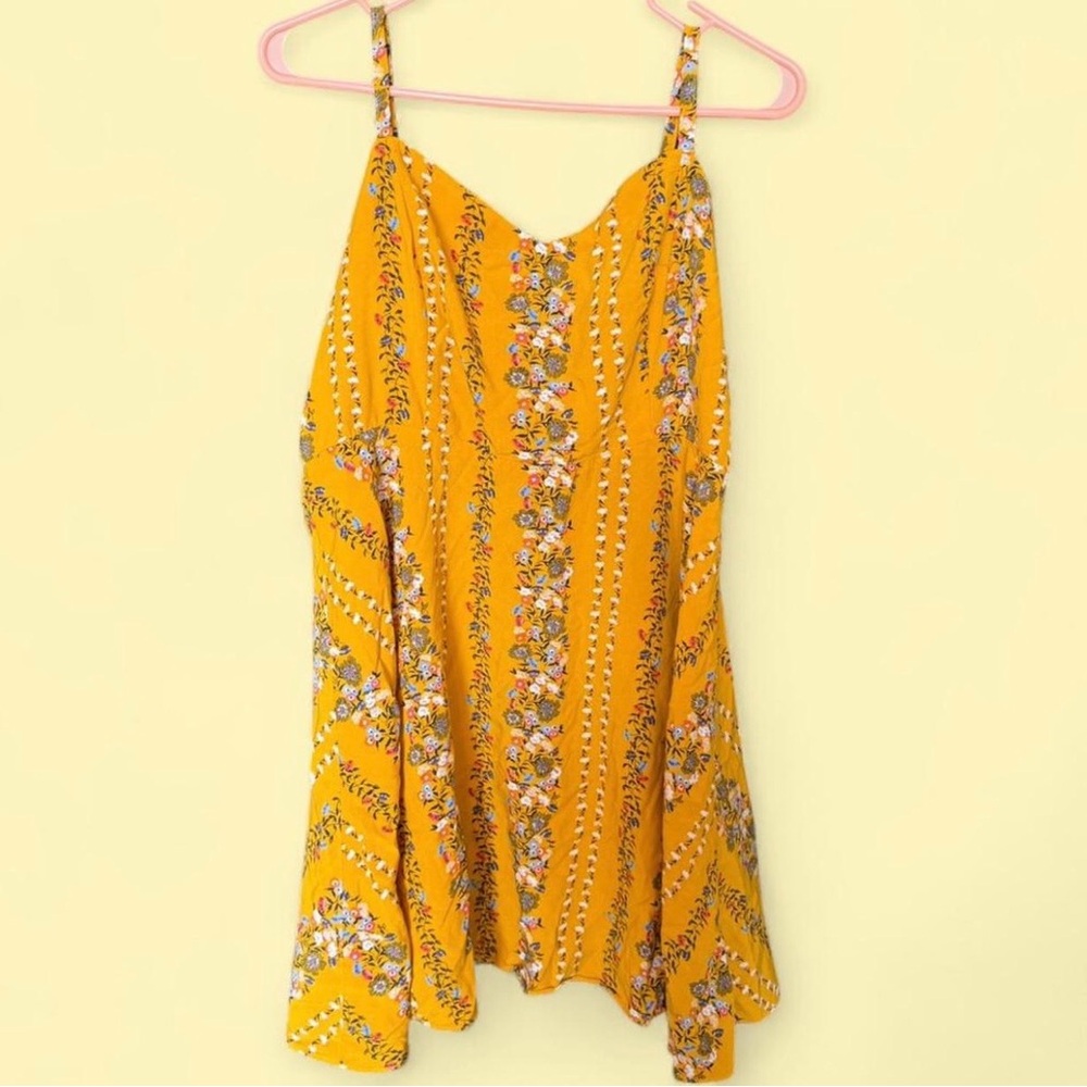 Old Navy Yellow Floral Sundress